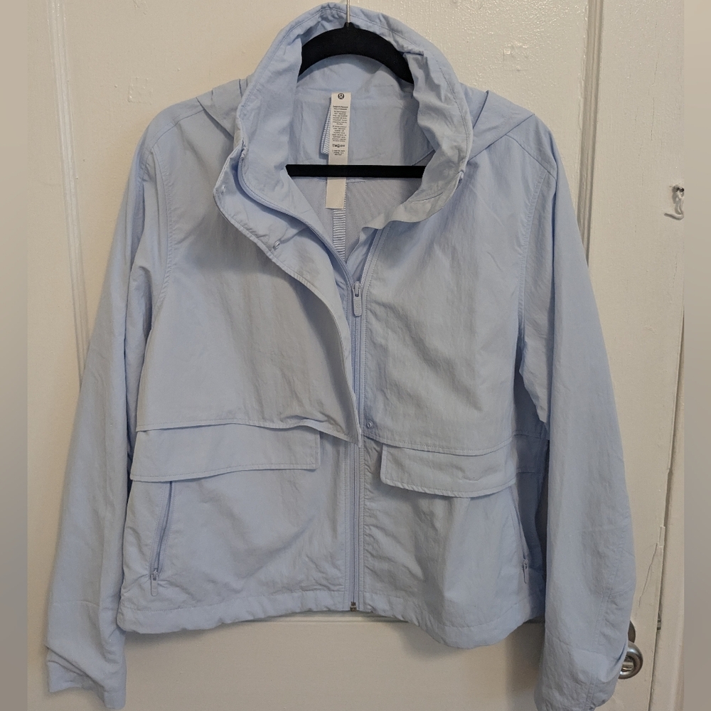 Lululemon Always Effortless Jacket Light Blue 10